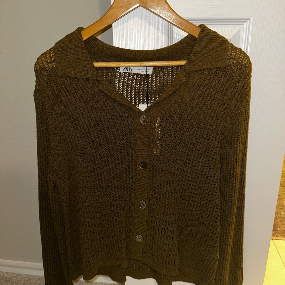 *NEW WITH TAGS* Zara Women's Khaki Sweater